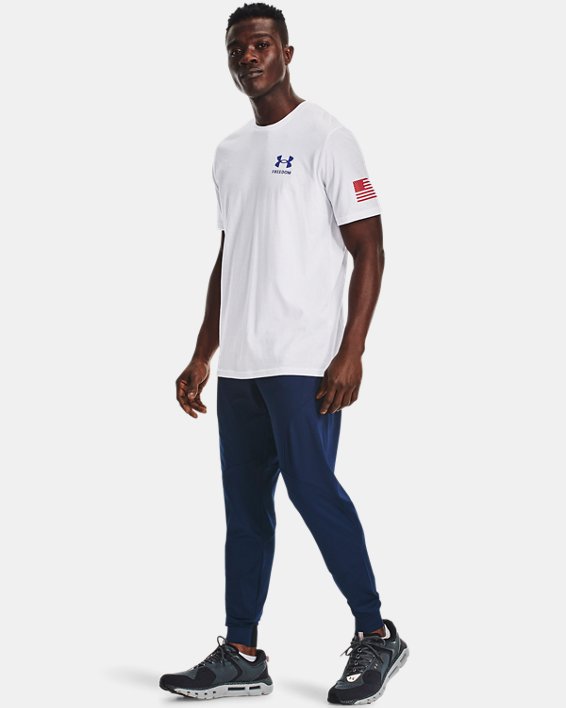 Men's UA Freedom Flag T-Shirt, White, pdpMainDesktop image number 2